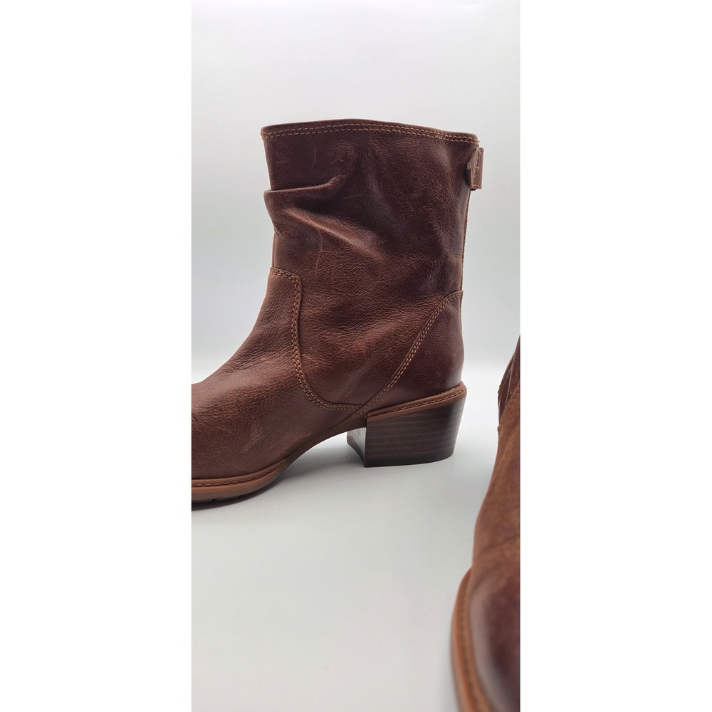 Timberland Sutherlin Bay Women's Boots 7.5 Brown Leather Slouch Zip A1SDE - Picture 12 of 13